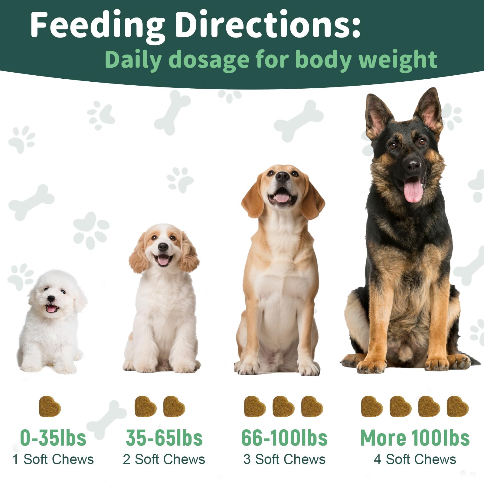 Petrivium chews with natural ingredients for all life stages
