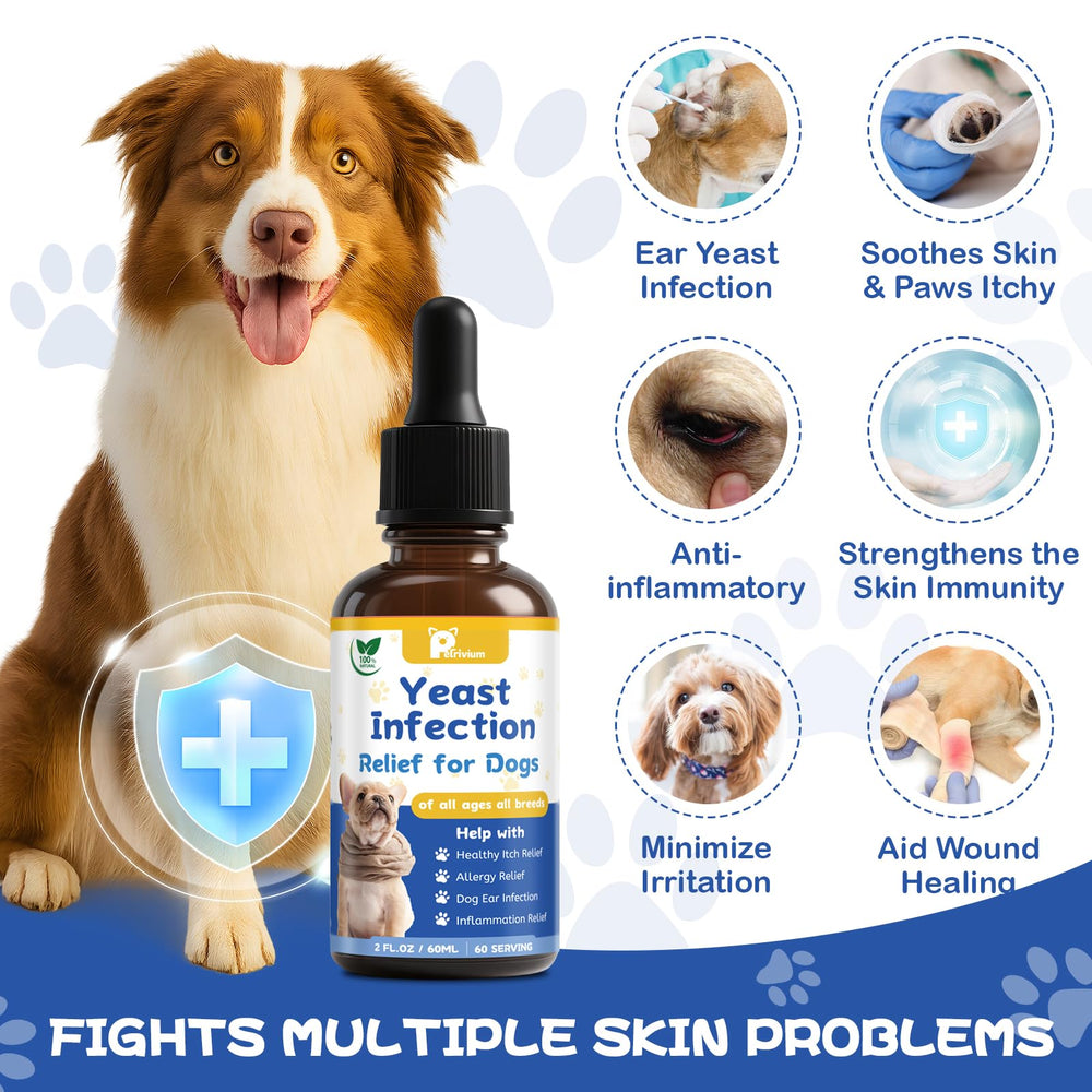 Petrivium drops added to water or food for easy administration.