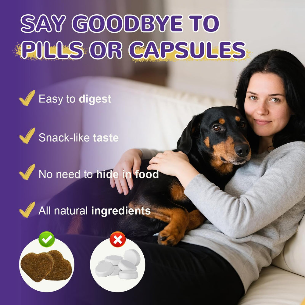 Petrivium Melatonin Dog Chews packaging open to reveal easy-to-dispense chews.