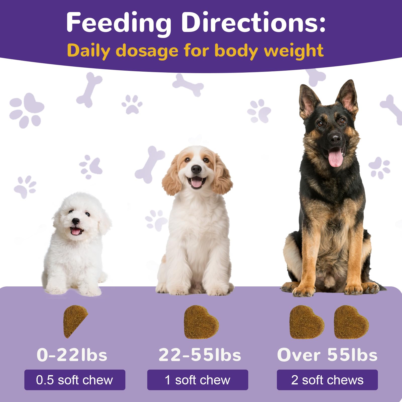 Petrivium Melatonin Dog Chews on display with nutrition label and dog-friendly benefits highlighted.