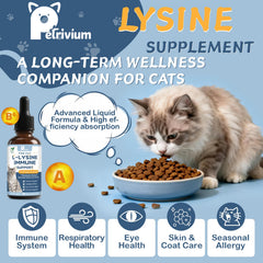 Petrivium precision dropper shown for easy, accurate cat dosing.