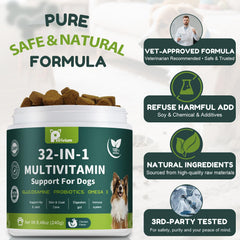 Petrivium probiotics and prebiotic blend label, gut health support.