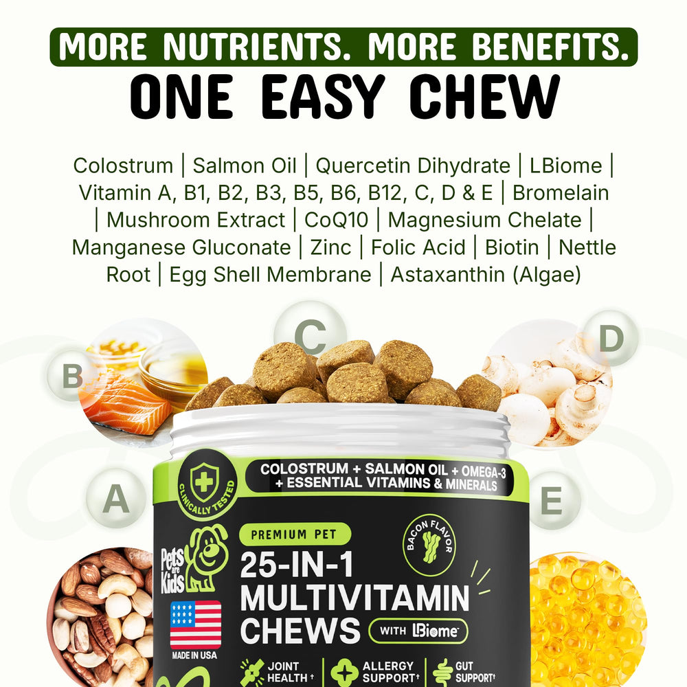 Colostrum ingredient graphic in Pets Are Kids Too multivitamin