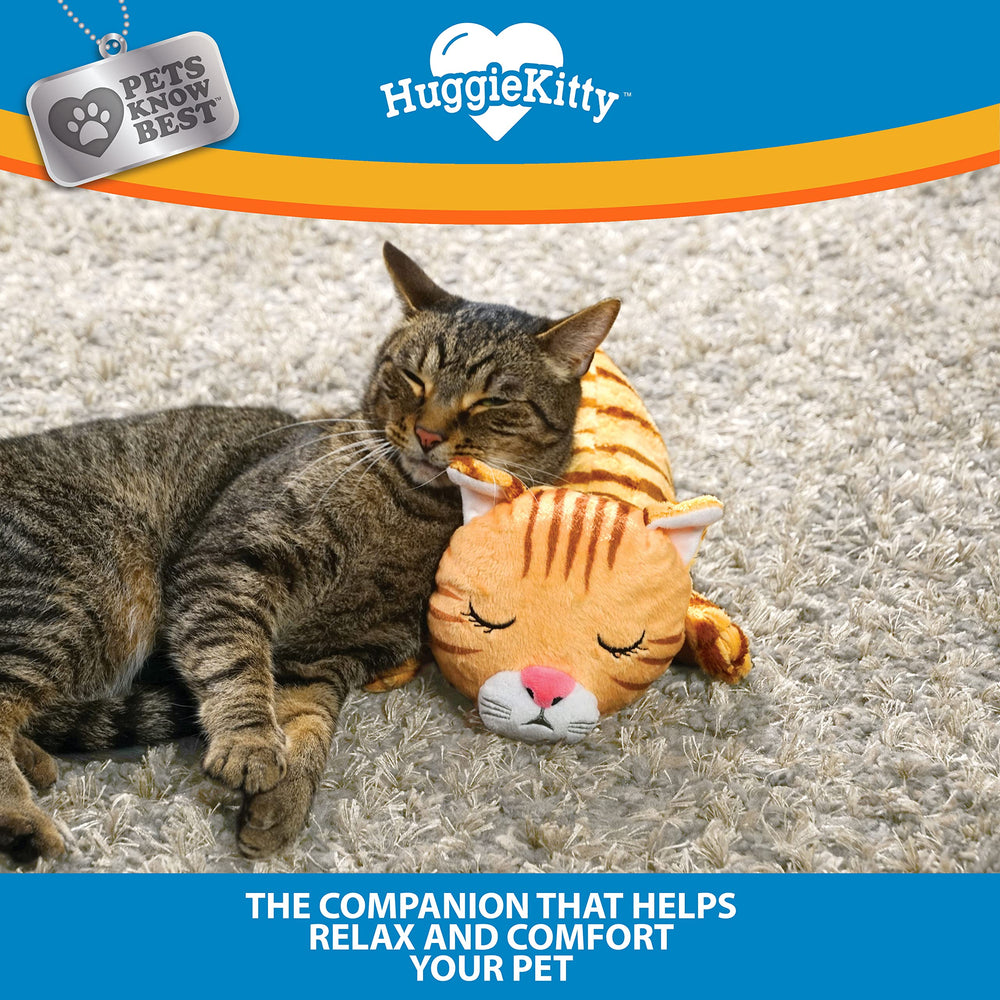 Pets Know Best HuggieKitty orange color fabric for cozy nighttime use