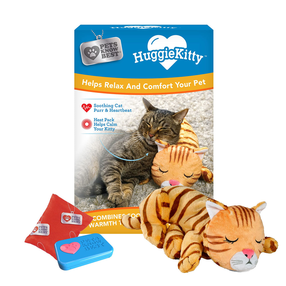 Pets Know Best HuggieKitty plush kitty cover offers cuddly comfort