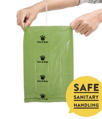 Pets N Bags dispenser included for easy on-the-go cleanup