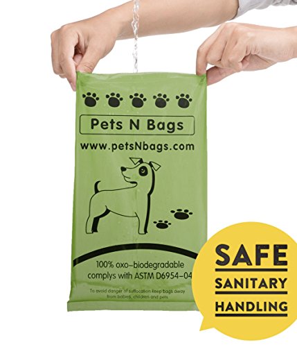 Pets N Bags easy tear-off design shown for quick bag removal