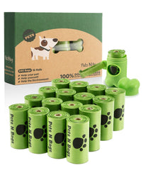 Pets N Bags poop bags shown as oxo-biodegradable for eco-friendly waste on walks