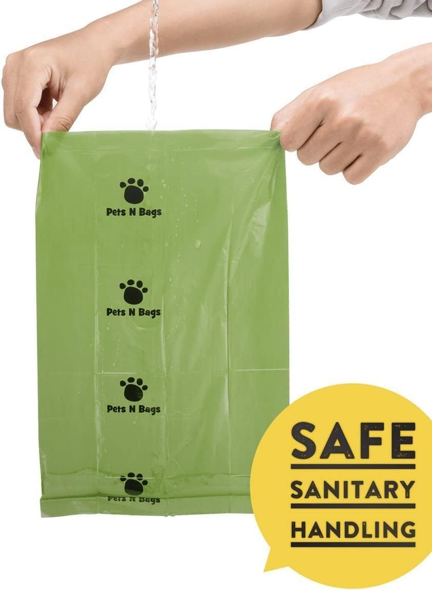 Pets N Bags unscented dog waste bags for allergy-friendly walks.