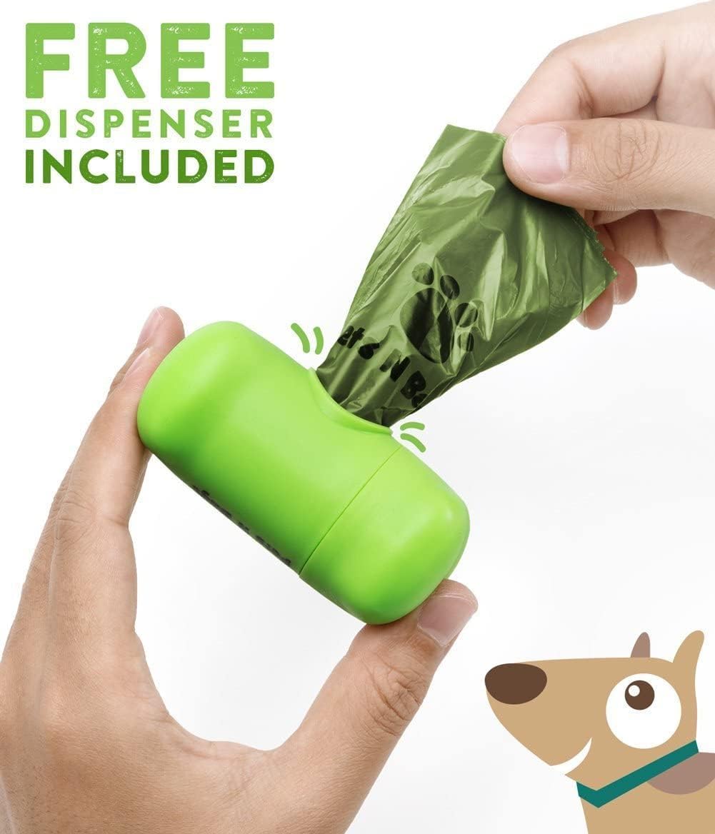 Pets N Bags water-resistant poop bags keep waste dry and odor-free.