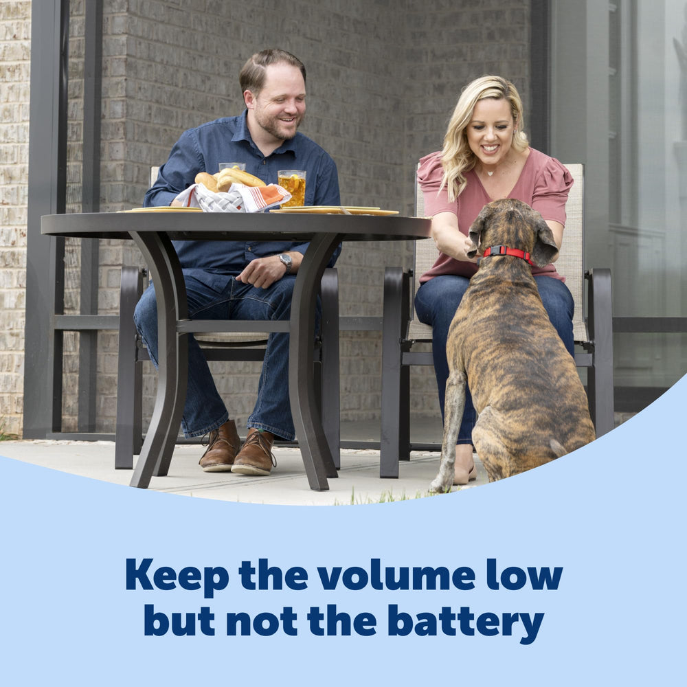 PetSafe Basic Bark Collar illustrating six correction levels for tailored training