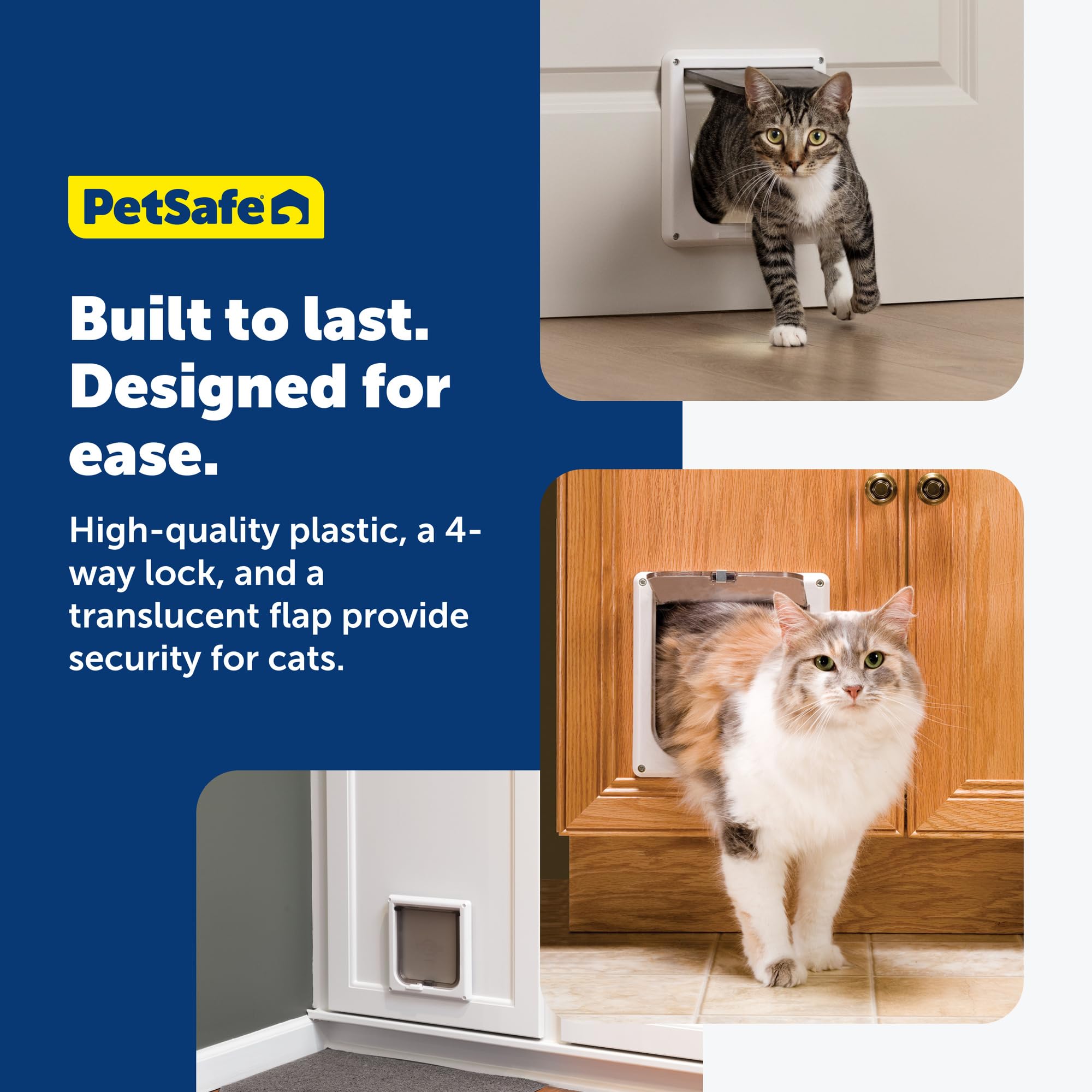 PetSafe built-in door lock supports four-way control
