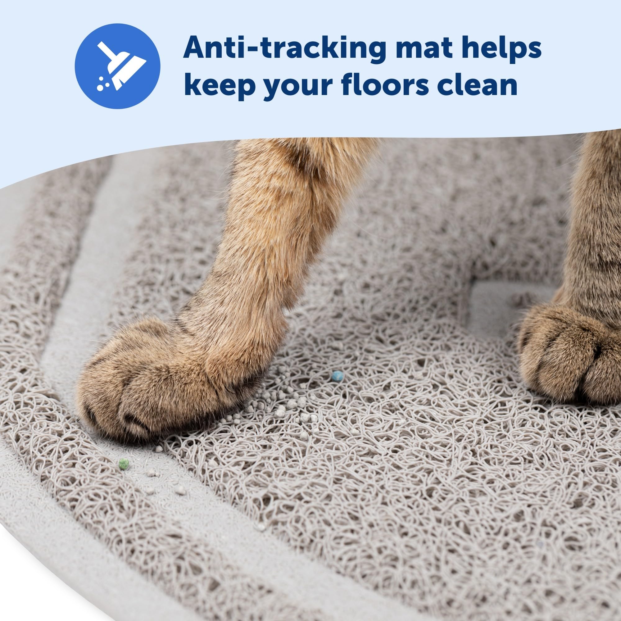PetSafe bundle setup shows a clean, organized litter area