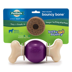 PetSafe Busy Buddy Bouncy Bone nylon chew for strong chewers.