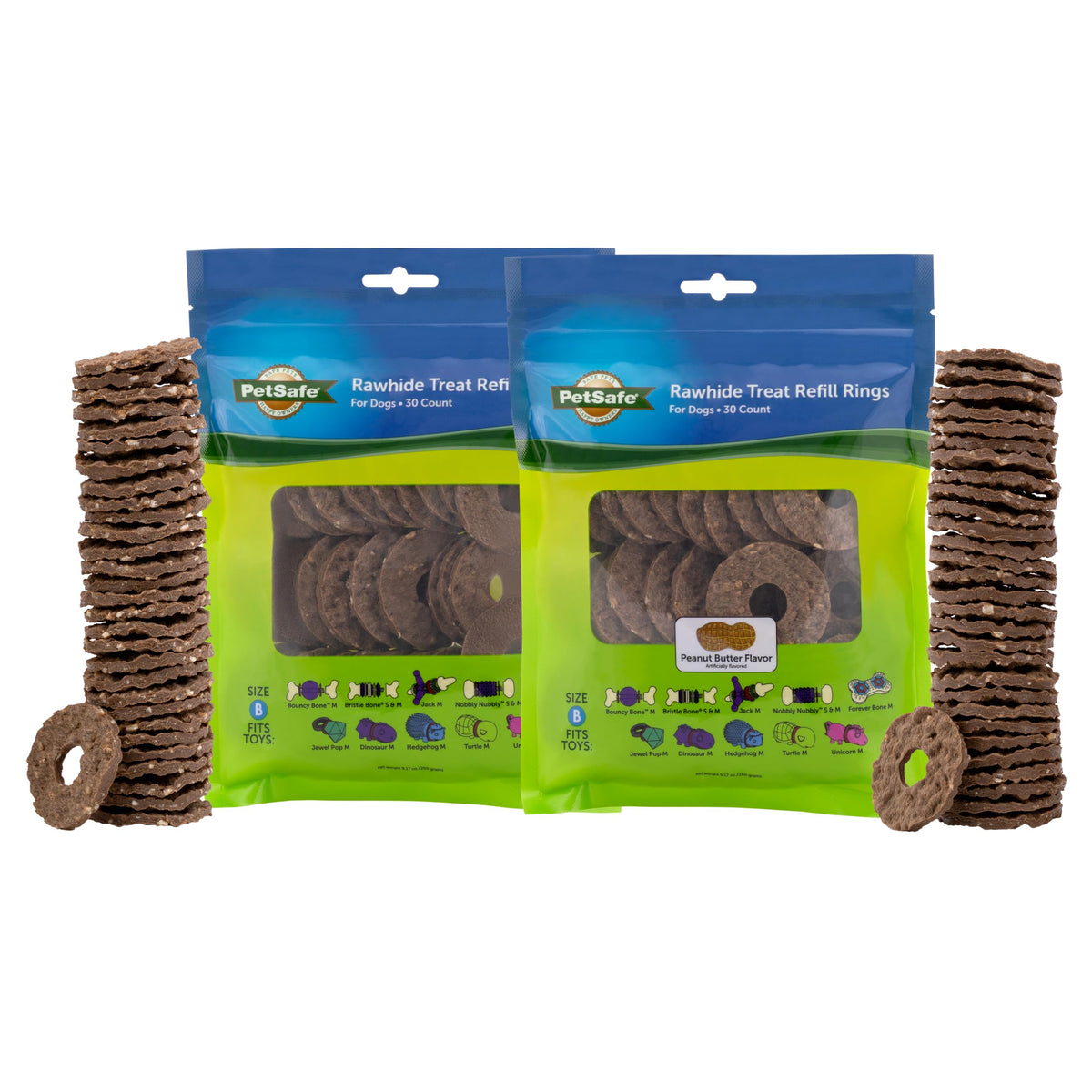 PetSafe Busy Buddy treat rings variety pack enhances playtime and training