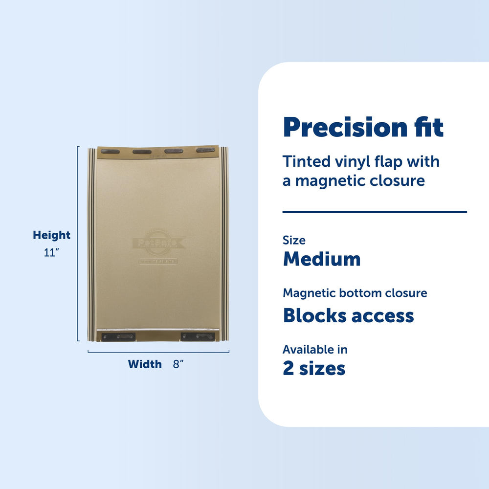 PetSafe Classic Replacement Flap Medium in tinted vinyl for privacy and visibility control