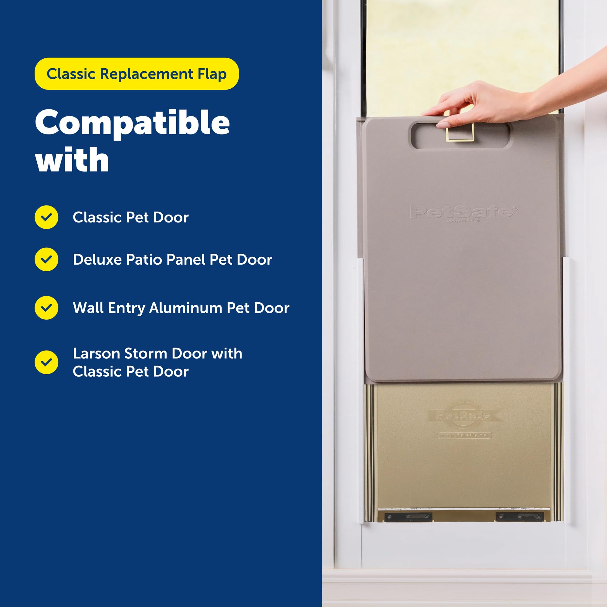 PetSafe Classic Replacement Flap Medium with top holes for adjustable installation