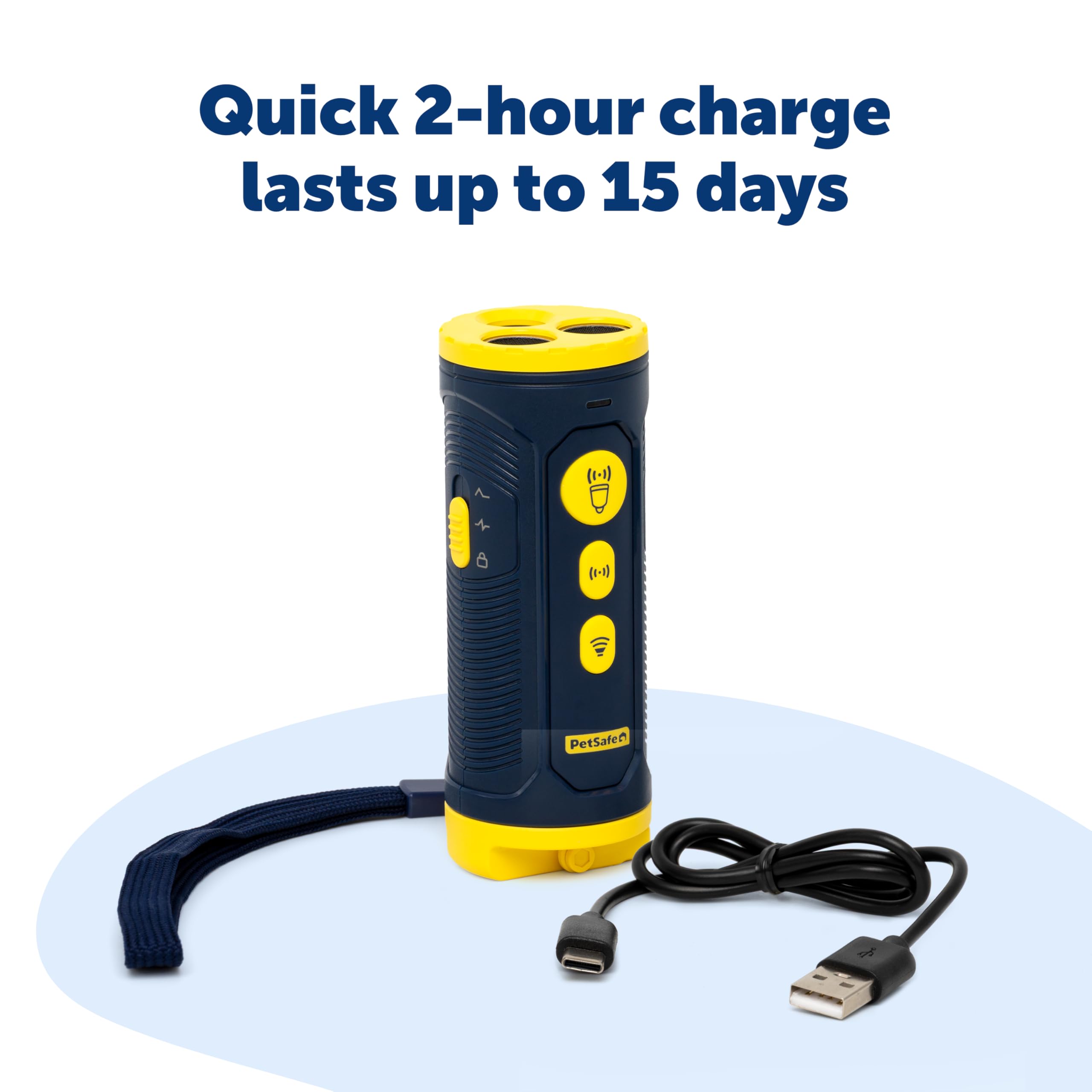 PetSafe Collarless Trainer flashing light and audible cue in use