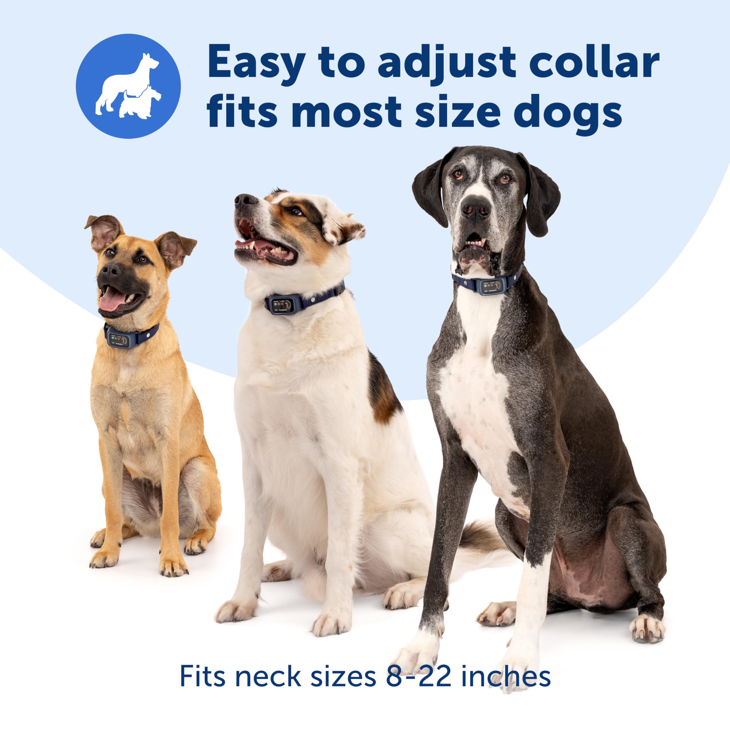 PetSafe Core Digital Bark Collar rechargeable battery lasts up to 10 days