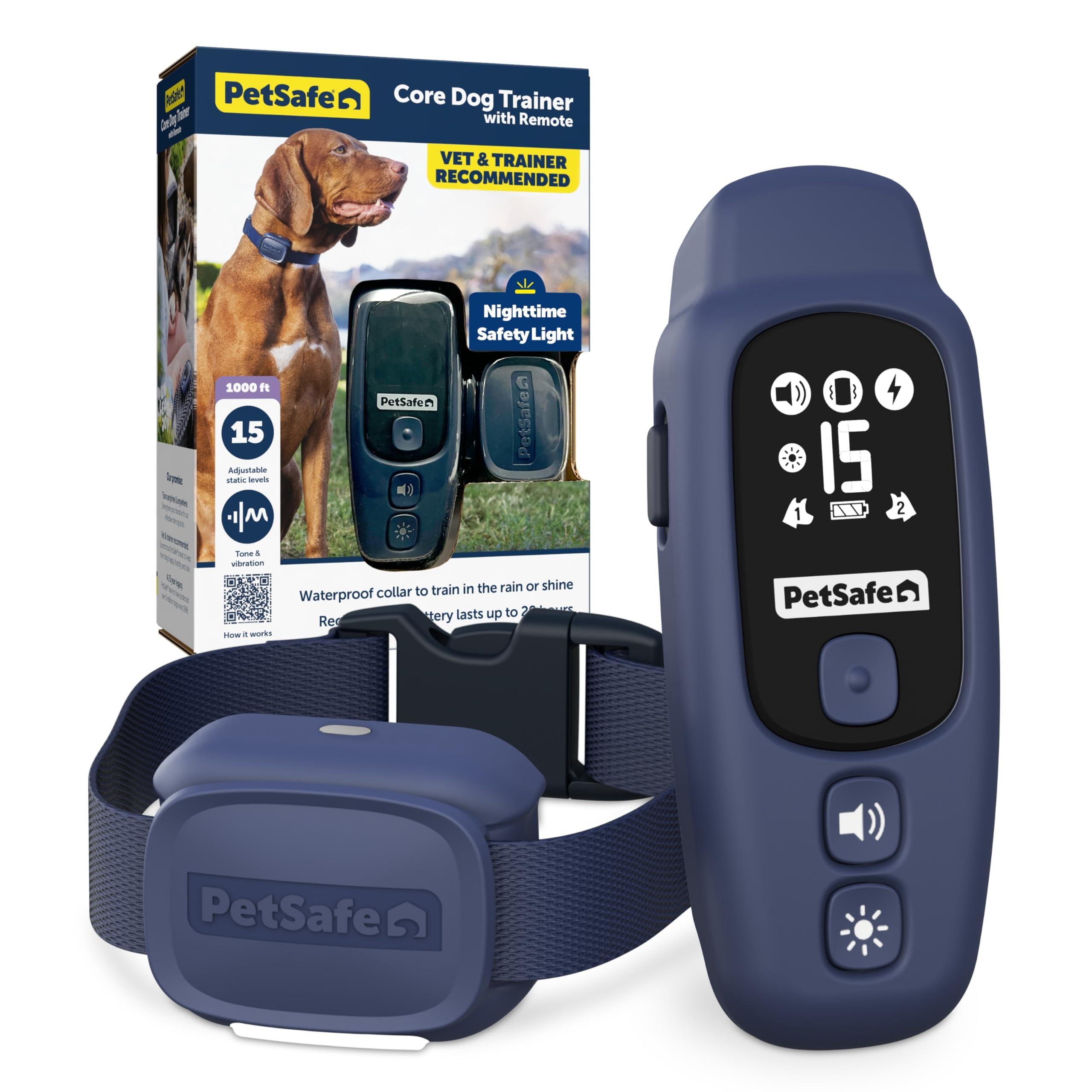 PetSafe Core Dog Trainer remote with three modes for clear obedience