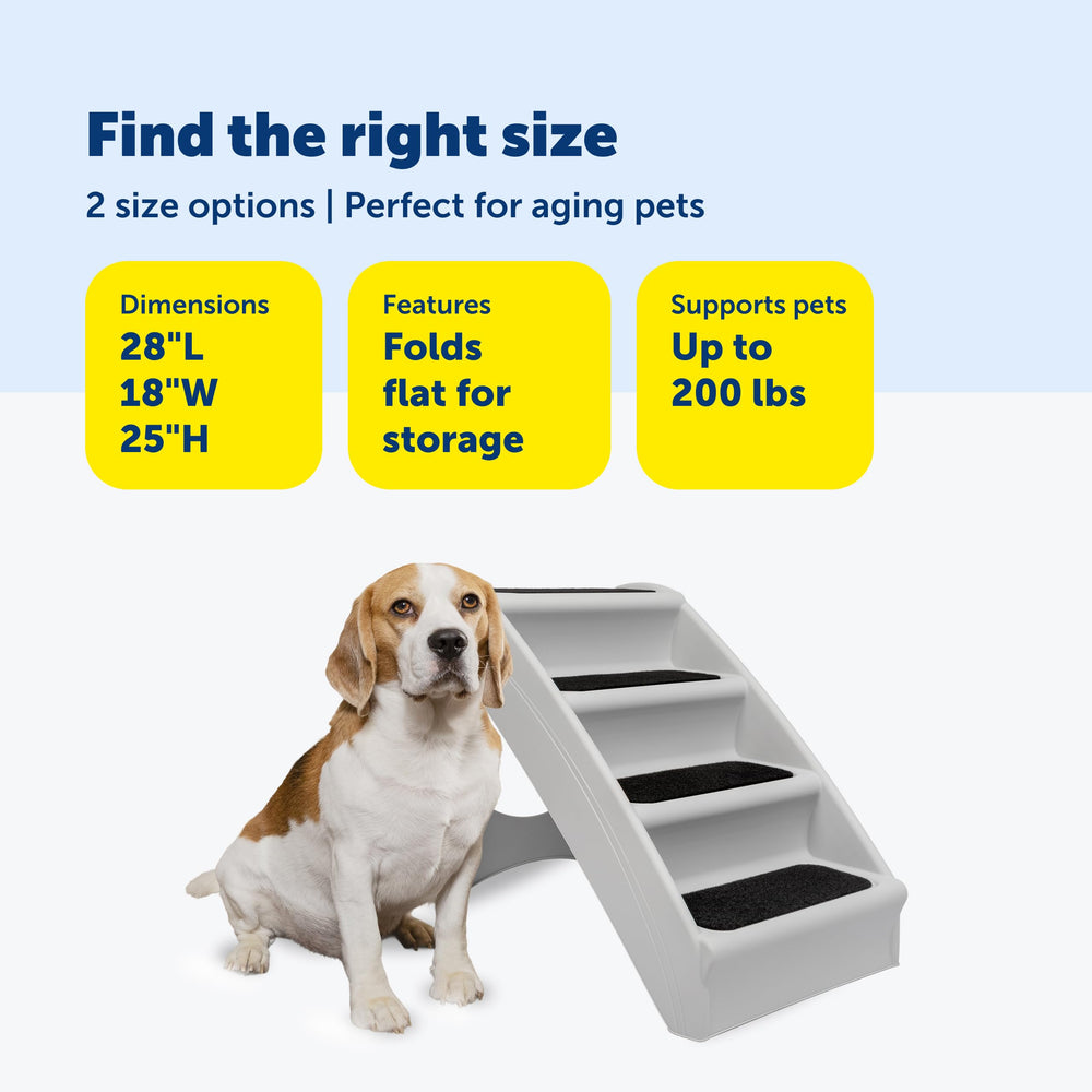 Petsafe CozyUp replaceable fabric treads maintain traction over time.
