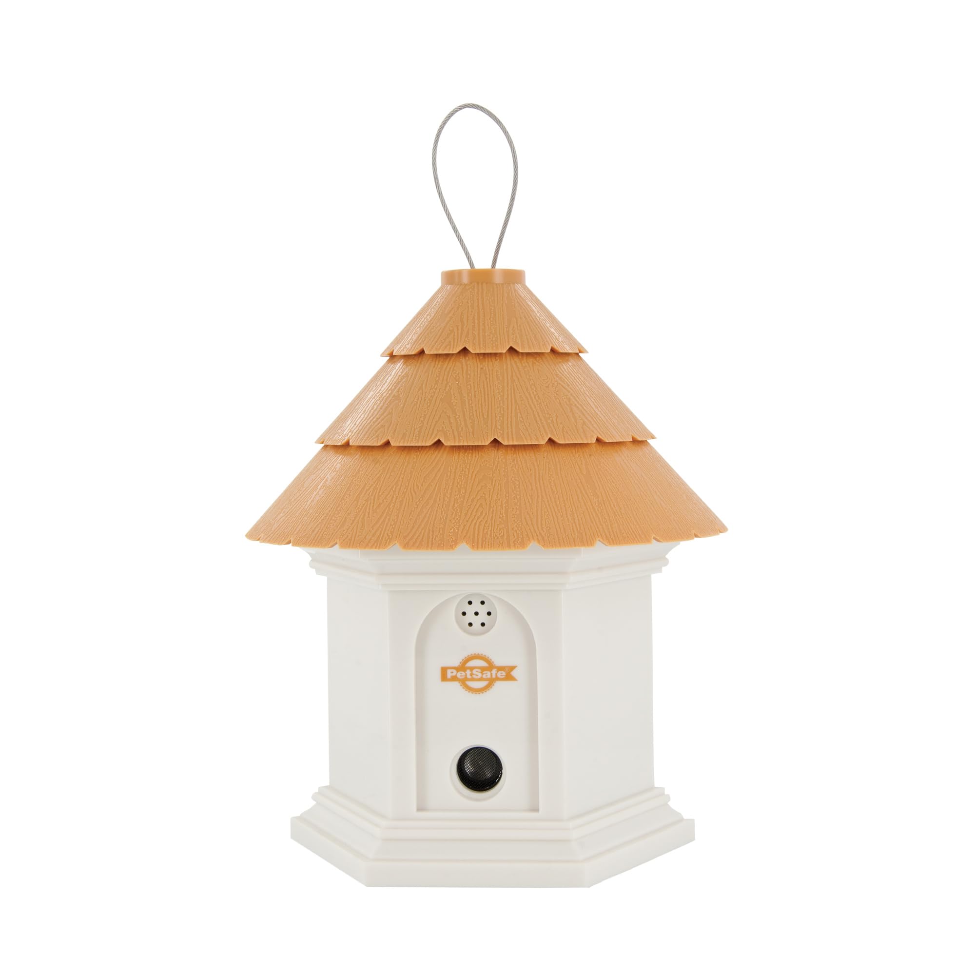 PetSafe Deluxe Outdoor Ultrasonic Bark Control birdhouse deters barking discreetly outdoors for calm yards.
