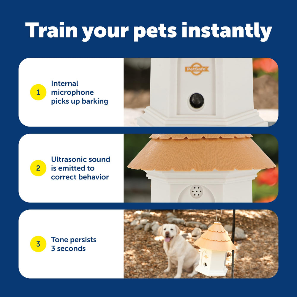 PetSafe weatherproof enclosure protects the electronics in any weather.