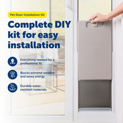 Petsafe dog door installation kit drill bit ready for quick, precise drilling.