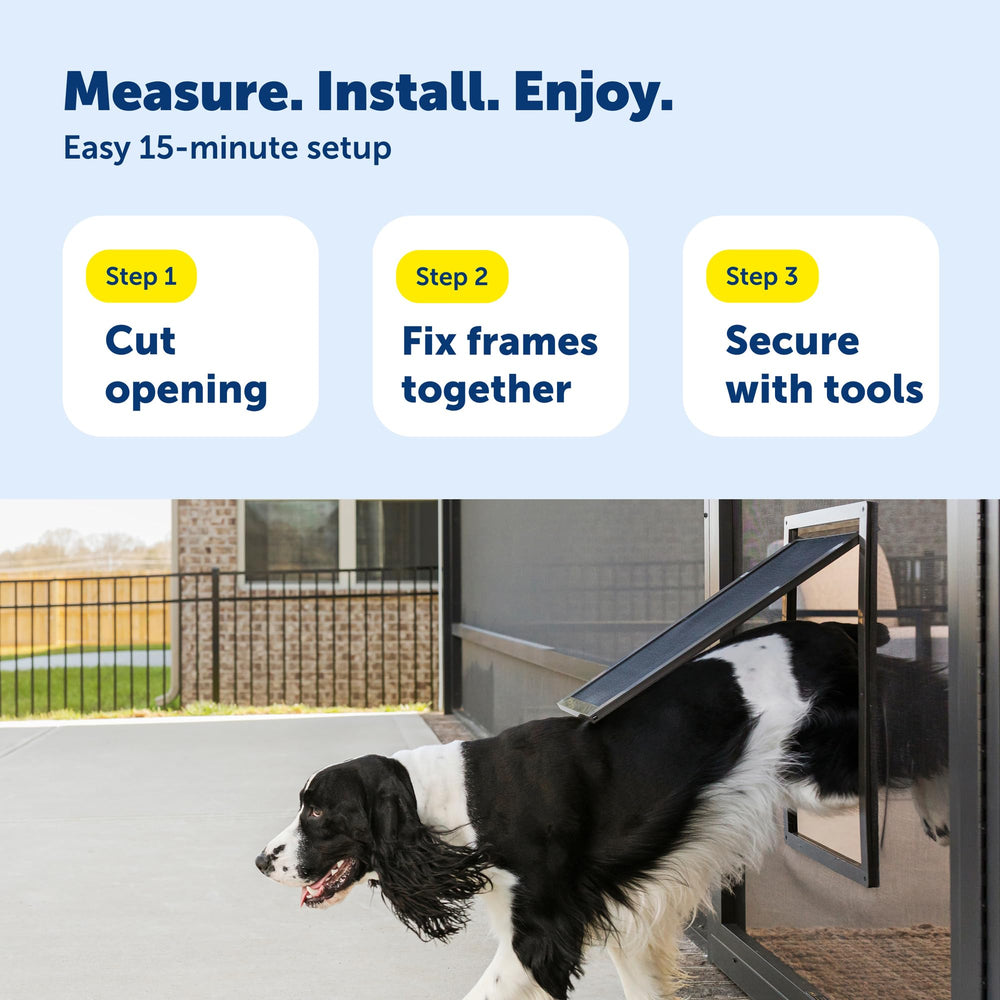 PetSafe door in porch use enabling easy indoor-outdoor access.