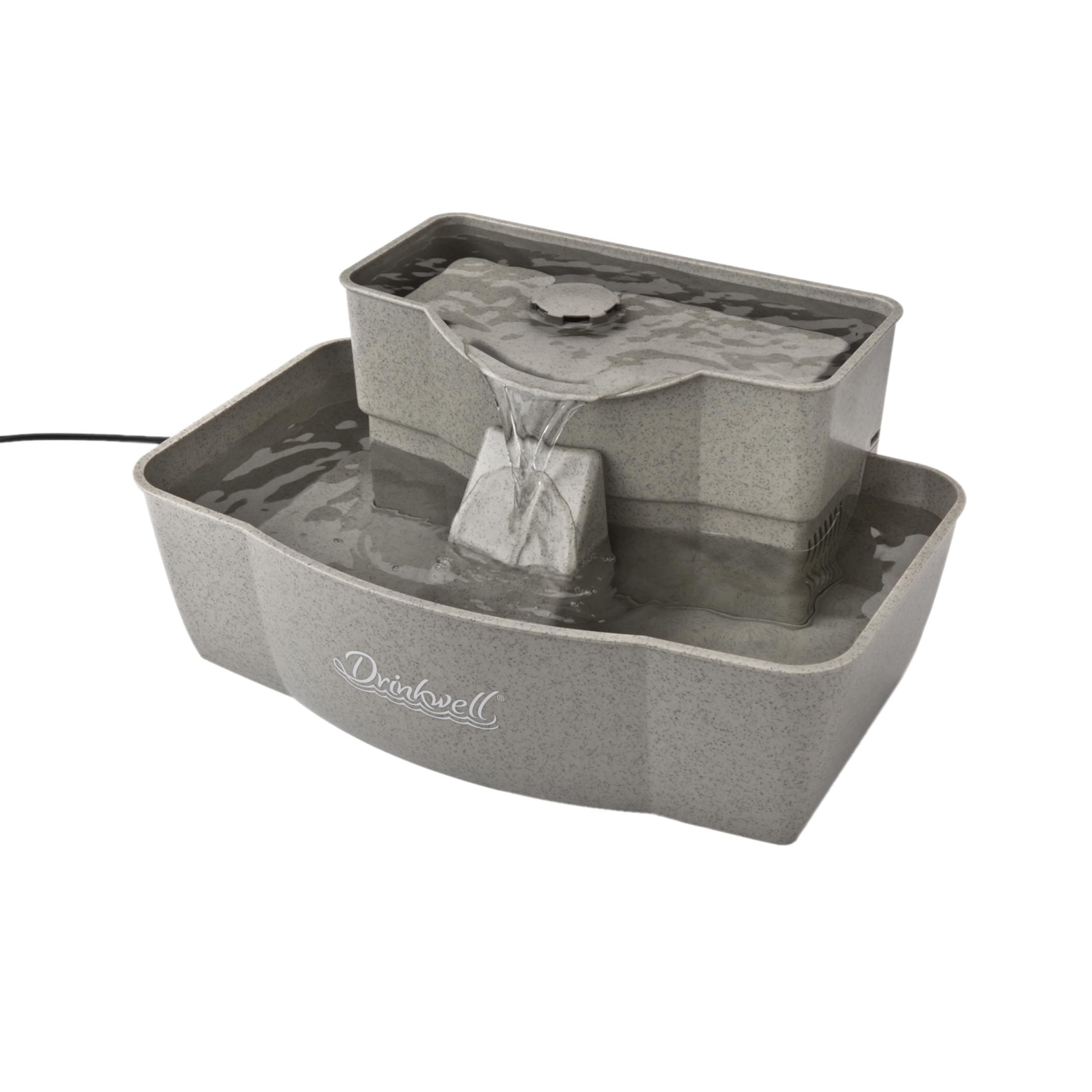 PetSafe Drinkwell Multi-Tier Fountain top bowl offers easy access for cats and small dogs.