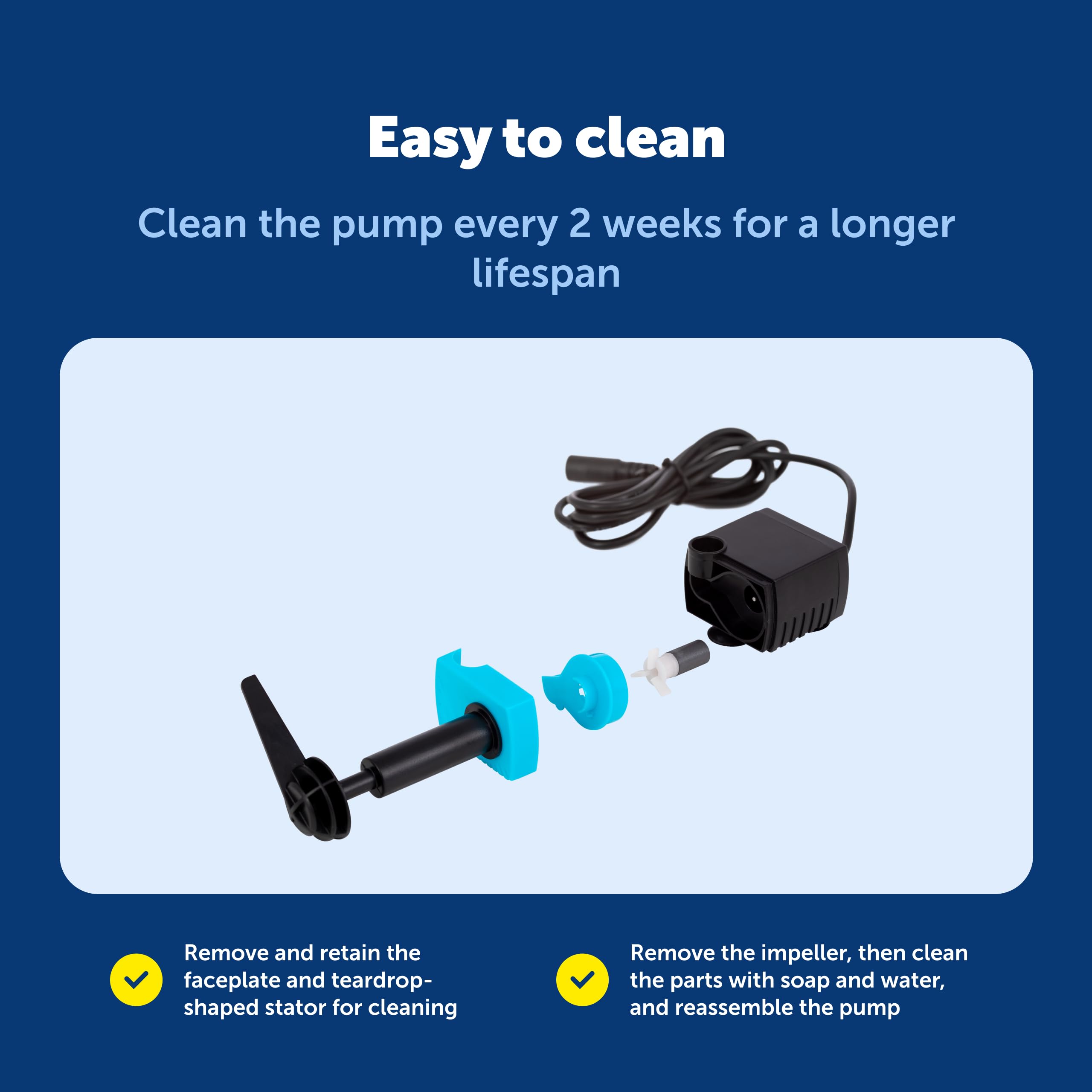 PetSafe engineering focuses on pump longevity and slime prevention