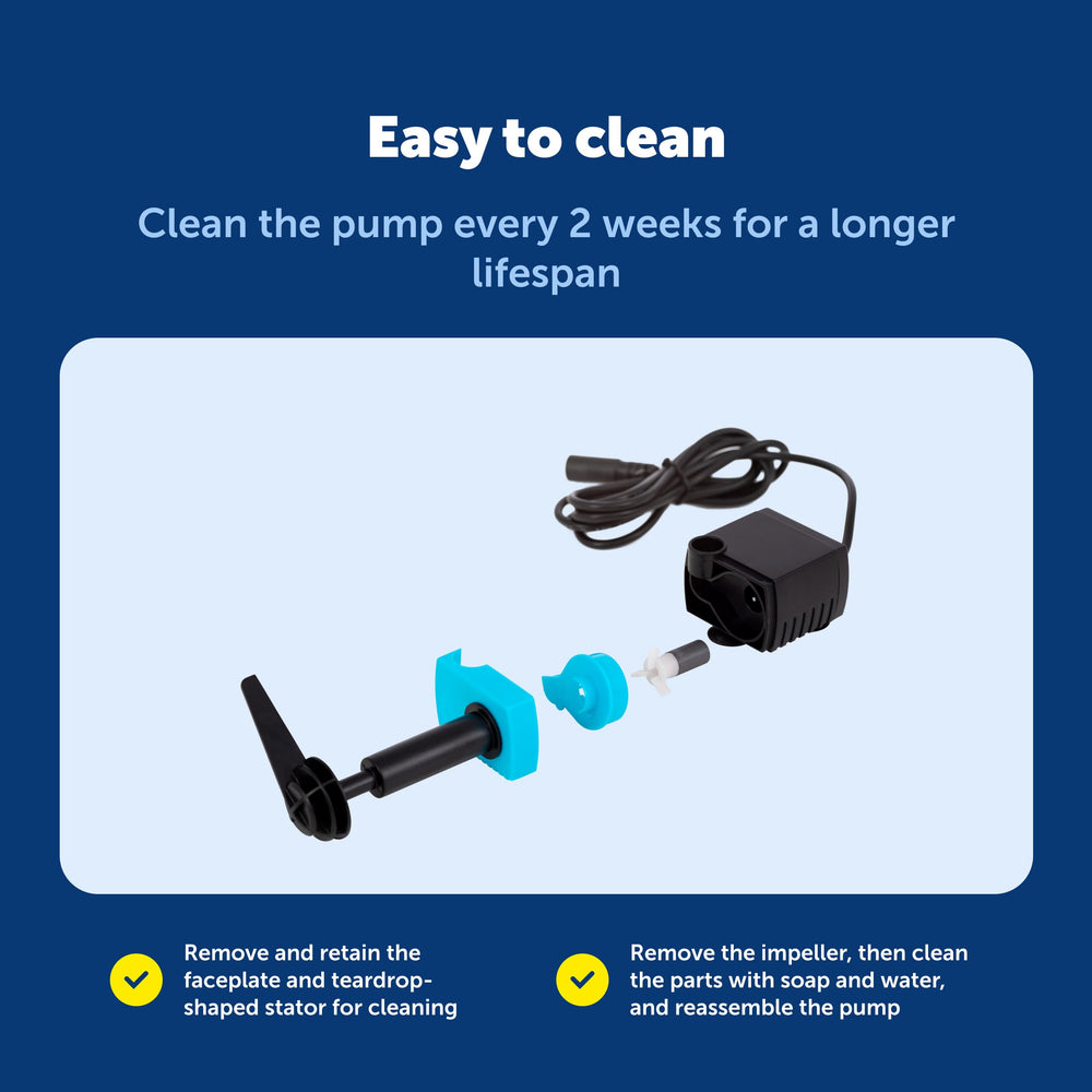 PetSafe engineering focuses on pump longevity and slime prevention