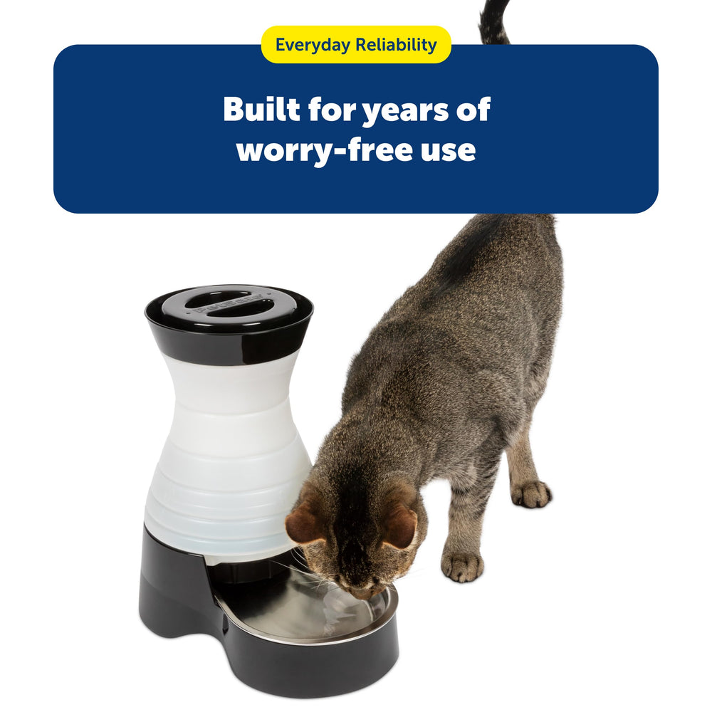 PetSafe durable plastic reservoir resists knocks and spills.