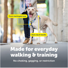 PetSafe Easy Walk back clip attachment enabling faster-paced walking or jogging