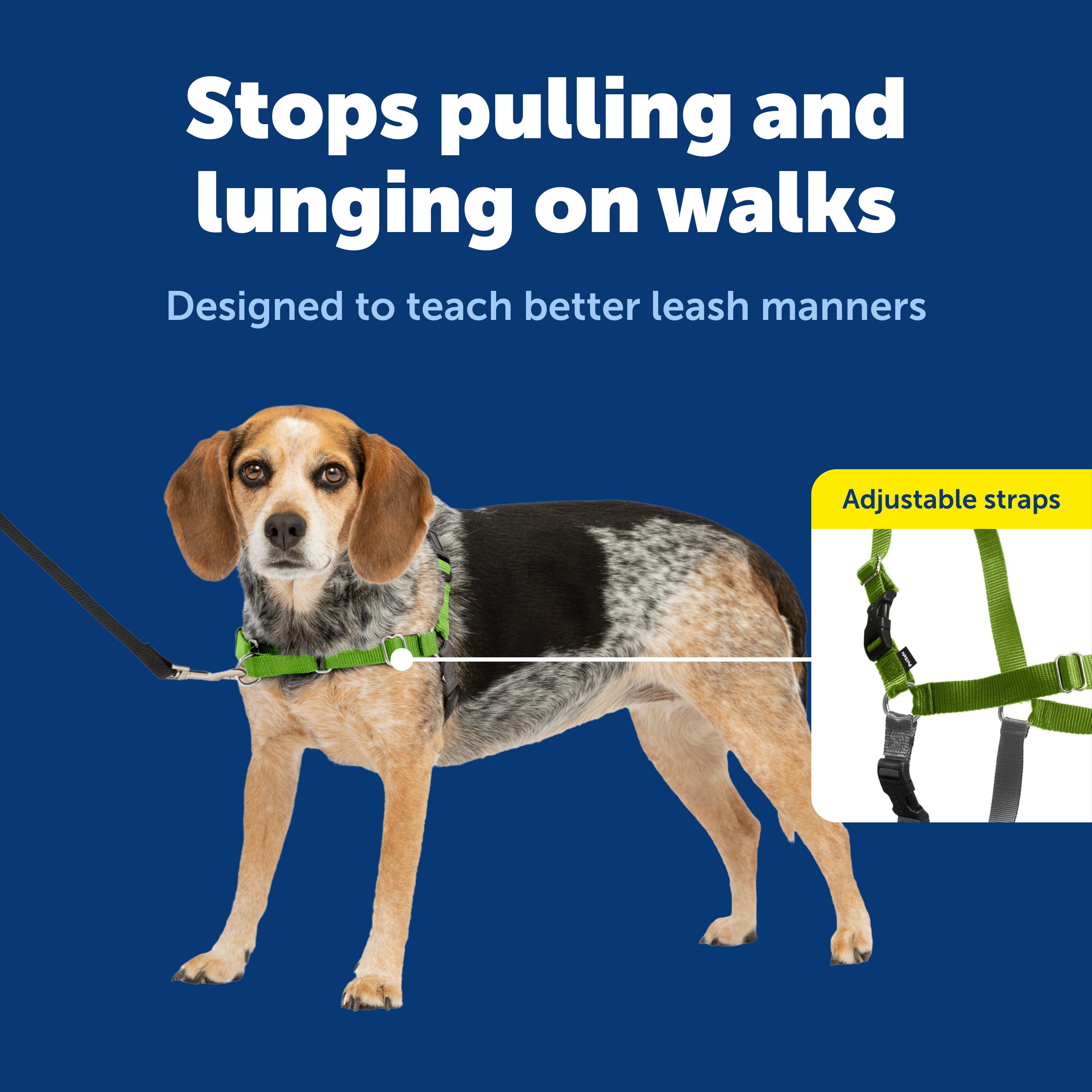 PetSafe Easy Walk chest-rest design reduces neck pressure during pulls