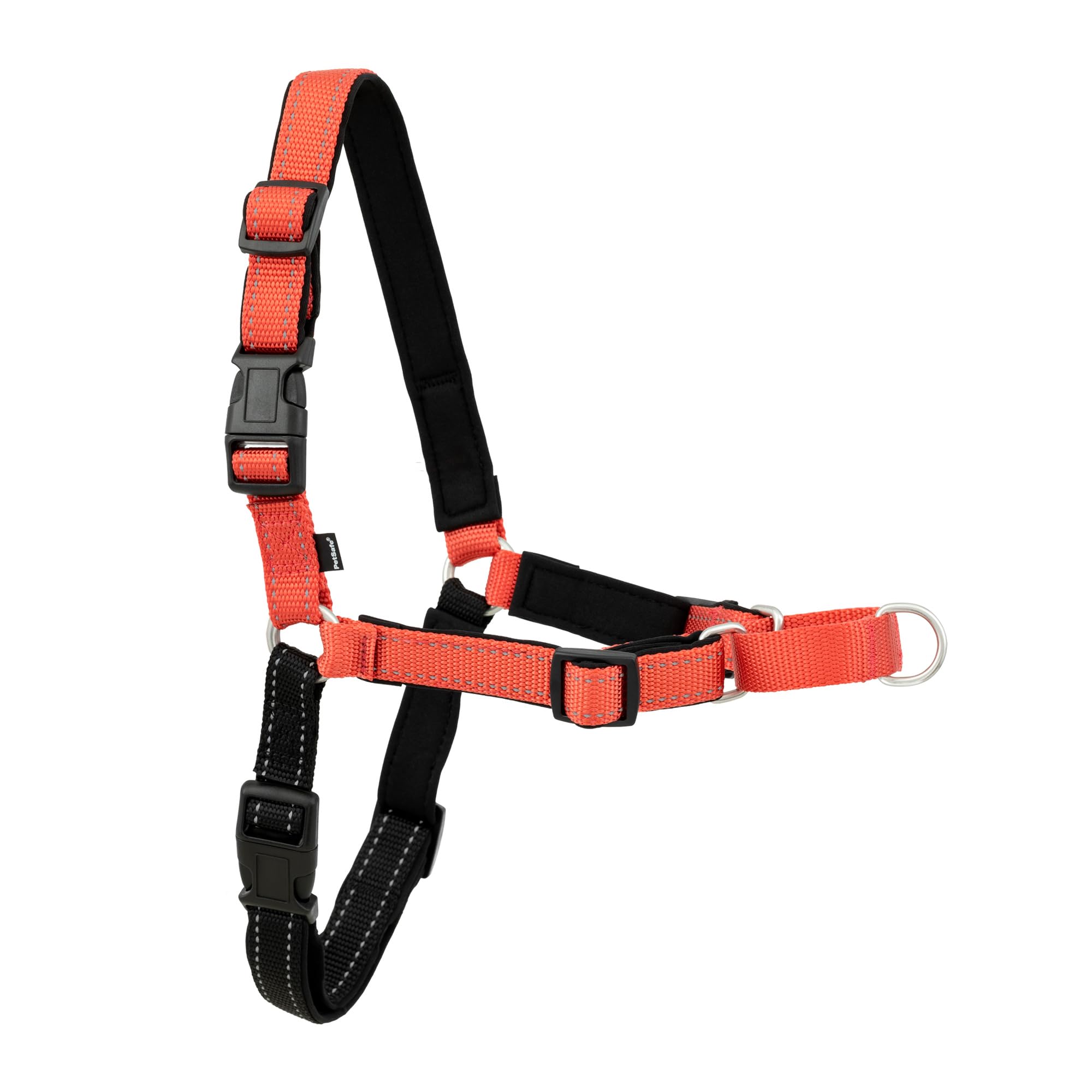 PetSafe Easy Walk Deluxe front-chest attachment reduces pulling during walks.