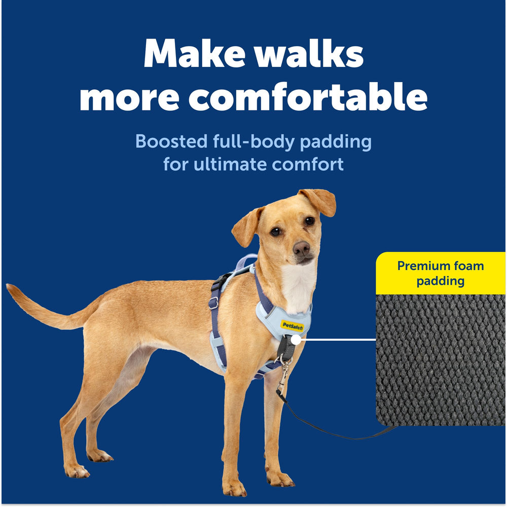 PetSafe Easy Walk full-body padding provides comfortable, soft support on daily strolls