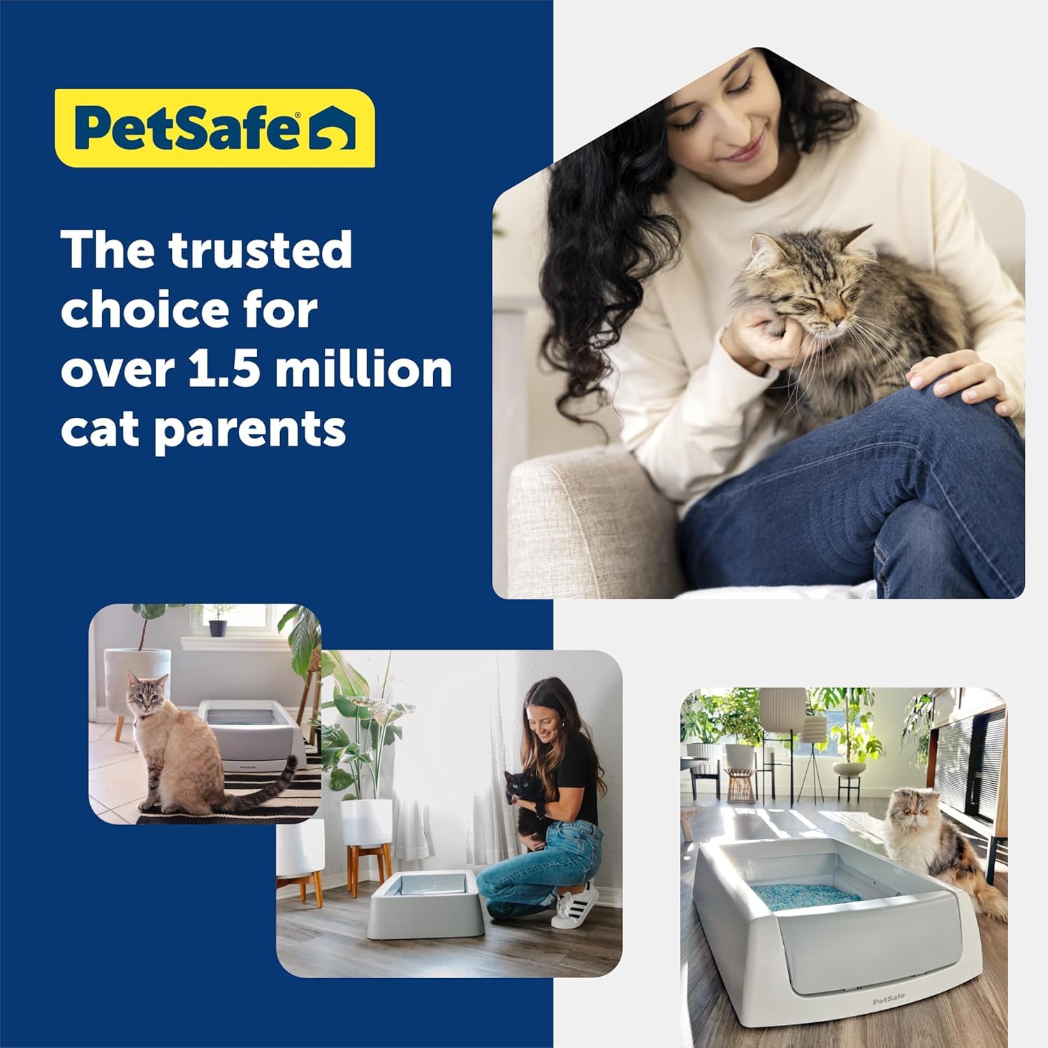 Petsafe-eco-friendly-litter-tray: reduces waste while keeping litter area neat.