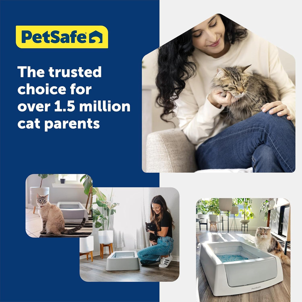 Petsafe-eco-friendly-litter-tray: reduces waste while keeping litter area neat.