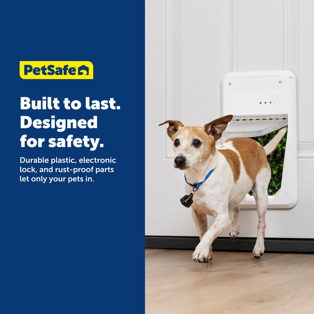 Petsafe wall install kit increases placement options for doors.