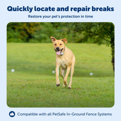 PetSafe expandable locator unit with adjustable volume helps hear tones clearly.