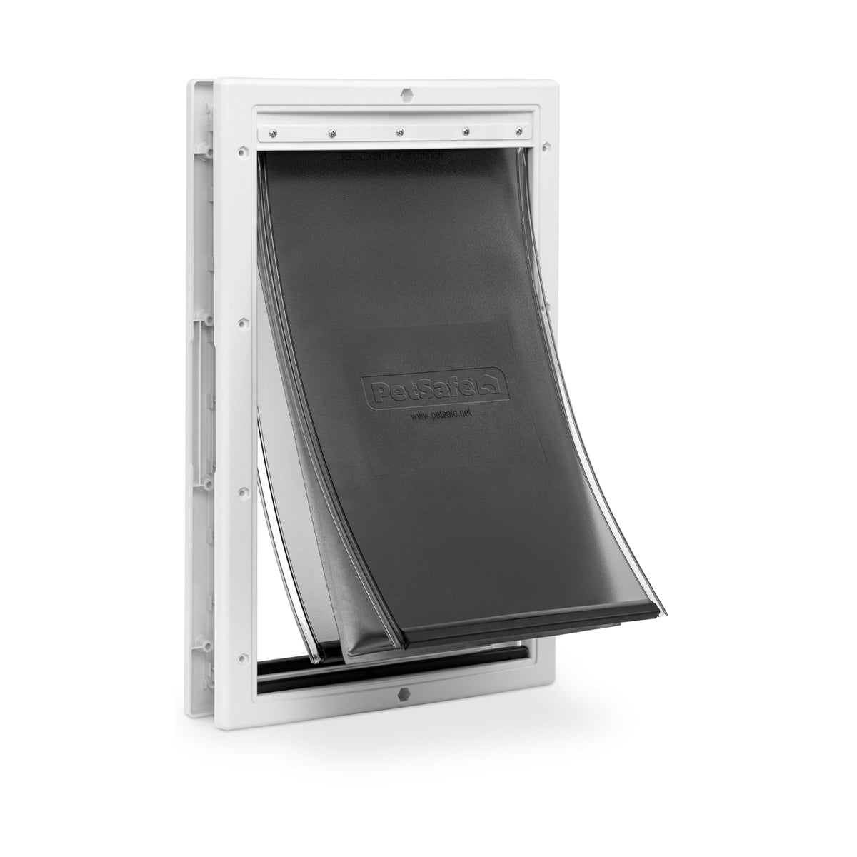 PetSafe Extreme Weather Dog Door large front view shows accessible entry for big dogs