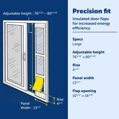 PetSafe Extreme Weather three-flap magnetic seal blocks drafts