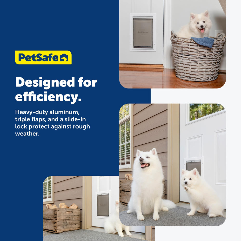 PetSafe Extreme Weather closing panel demonstrating controlled access