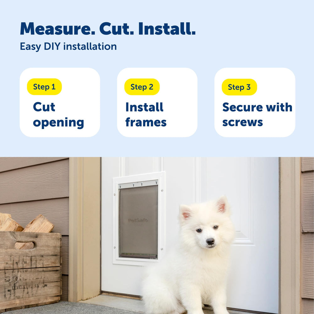 PetSafe Extreme Weather installation in various exterior doors confirms DIY ease