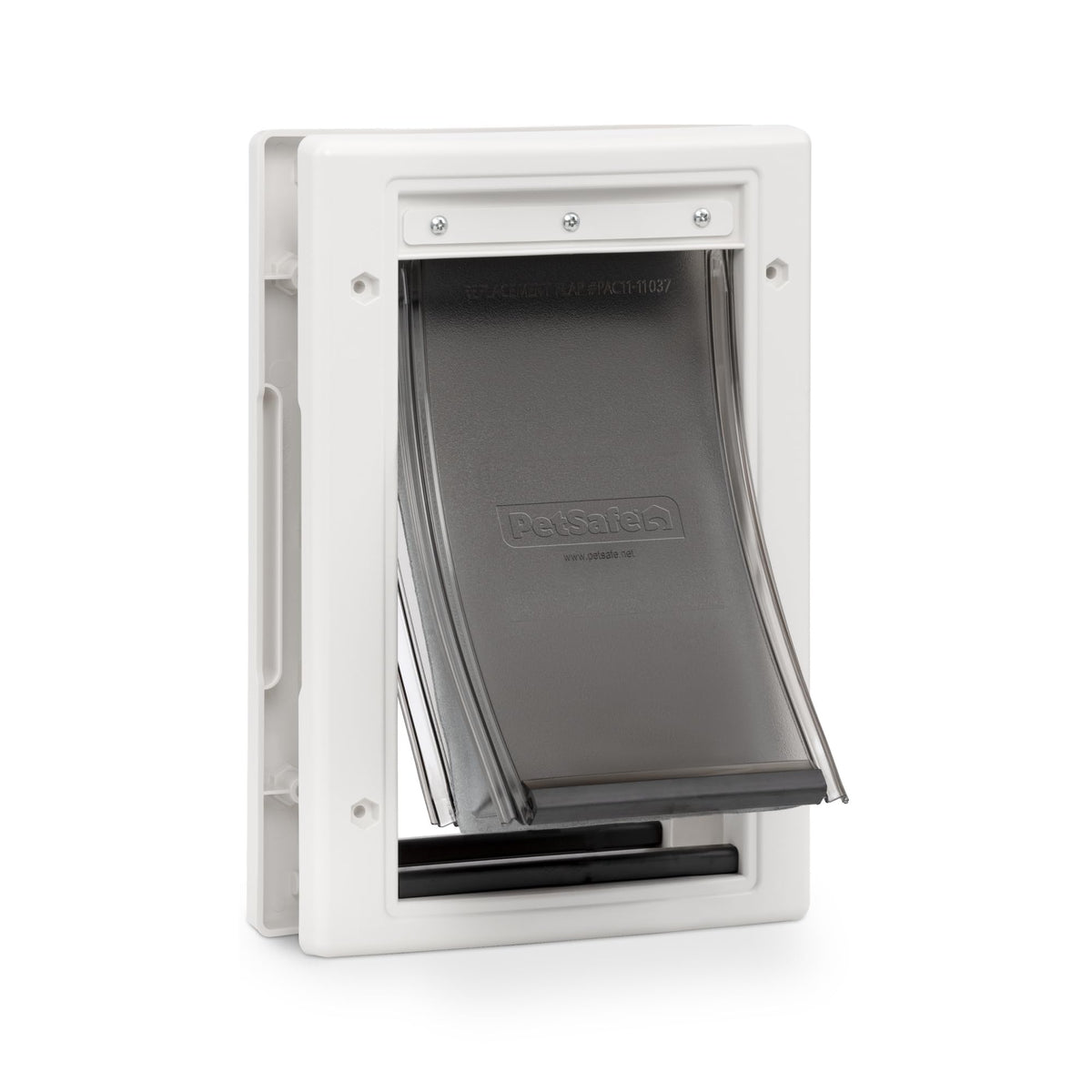 PetSafe Extreme Weather door exterior view with paintable frame blending with home decor