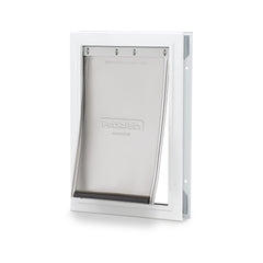 PetSafe Freedom door frame close-up showing durable corners for active pets