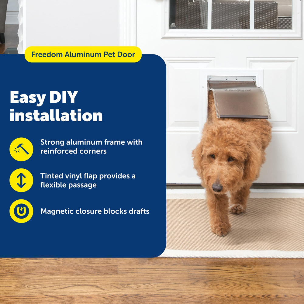 PetSafe Freedom tinted flap reducing drafts for comfortable indoor climate