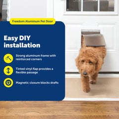 PetSafe Freedom tinted flap reducing drafts for comfortable indoor climate