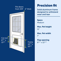PetSafe Freedom DIY installation template and hardware included for quick setup